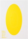 Ovalen nr 1 gul, 10,4 x 20 cm