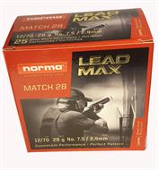 Norma Leadmax Match 28 gr 12/70