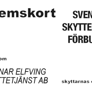 Medlemskort  Svenska Skyttesportförbundet