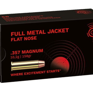 Geco patron .357 Magnum FMJ Flat Nose
