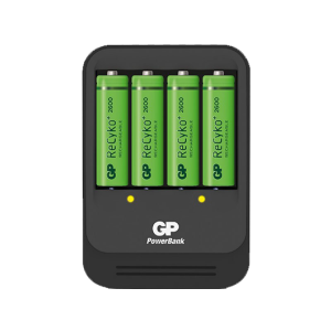 Batteriladdare 8h ink 4st AA 2600mAh