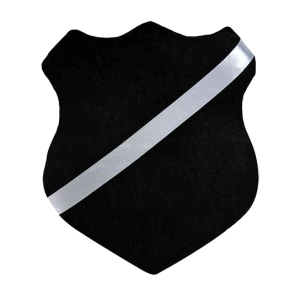 Märkessköld svart