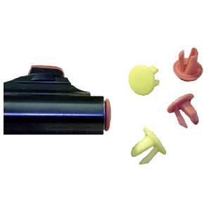 Mynningsskydd Gun Plugs Röd & Gul 10-pack