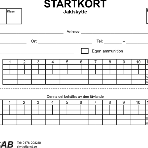 Startkort Jaktstig