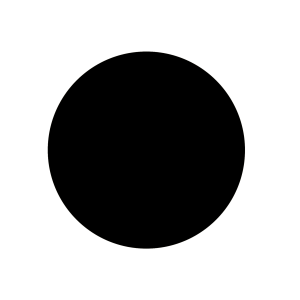 Täcklappar rund svart 12mm