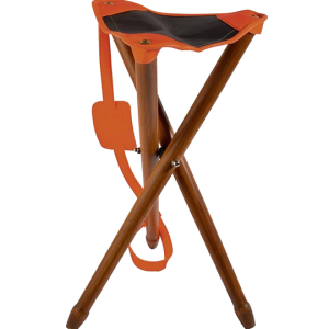 Trebenstol med sits av skinn, Blaze 75cm