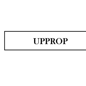 Upprop skylt
