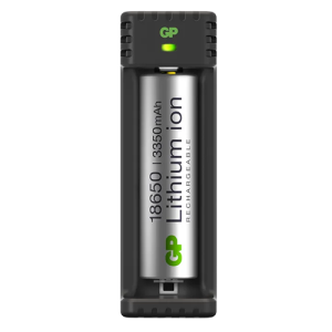 GP Battery Li-Ion 1-Slot Charger med 18650-batteri