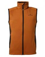 Lenzie Fleece Vest Orange/Brown 3XL