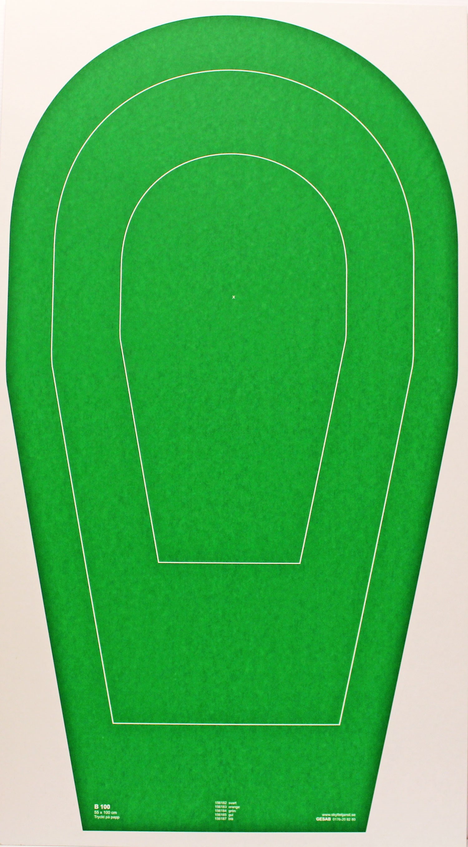 B100 papp grön