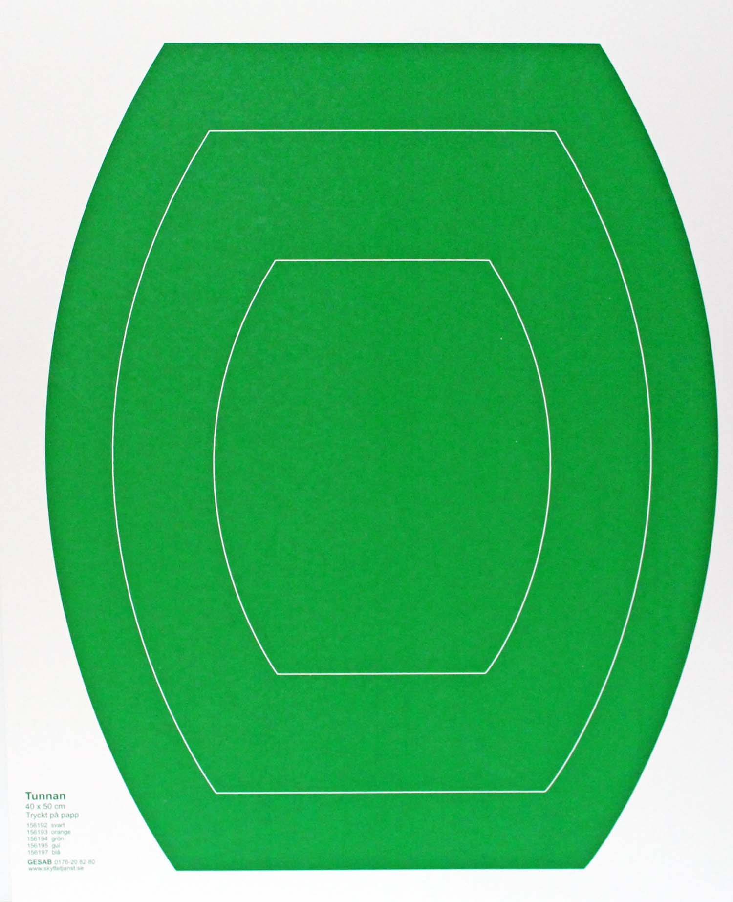 Tunnan papp grön