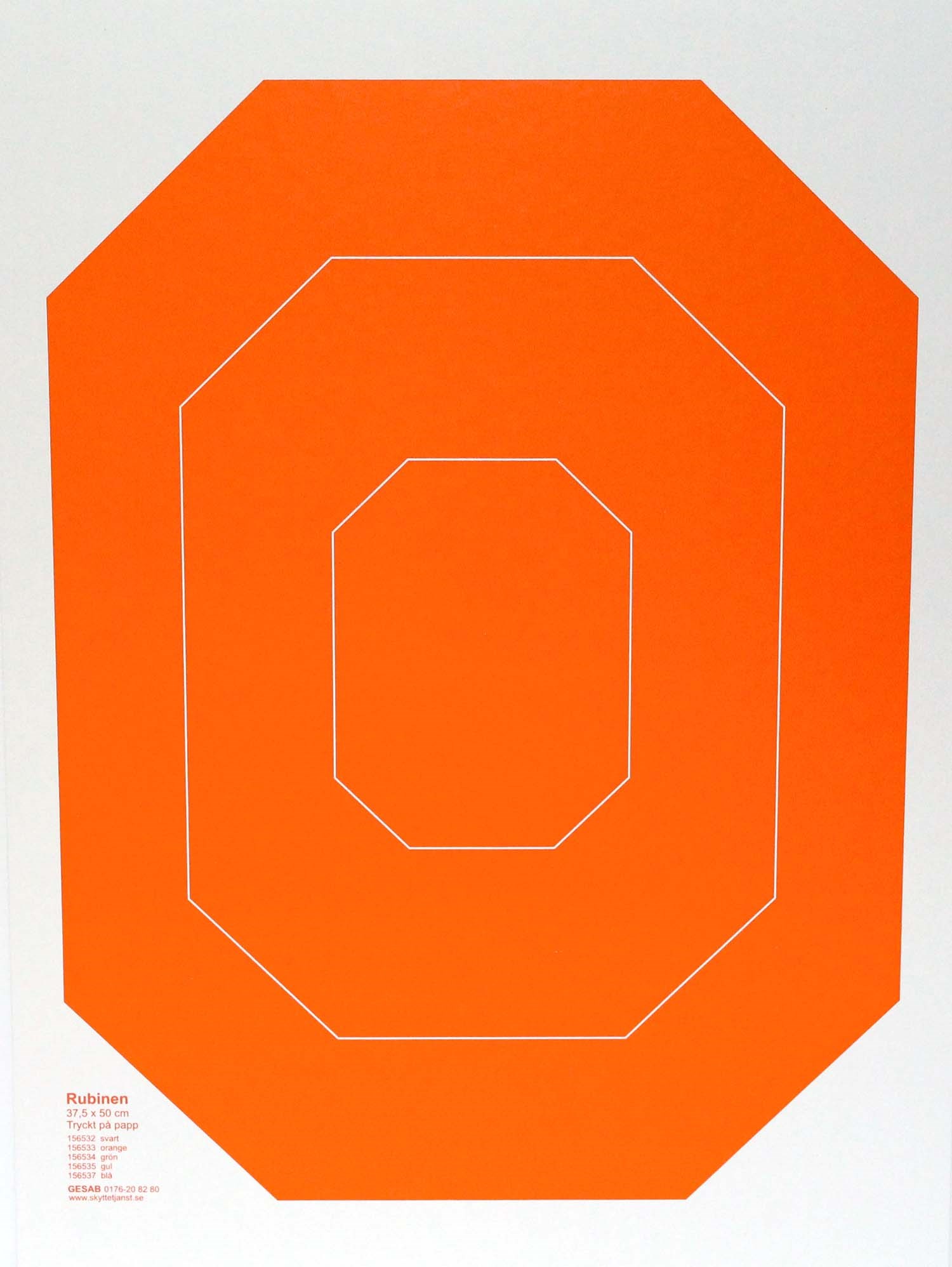 Rubinen orange, 37,5 x 50 cm