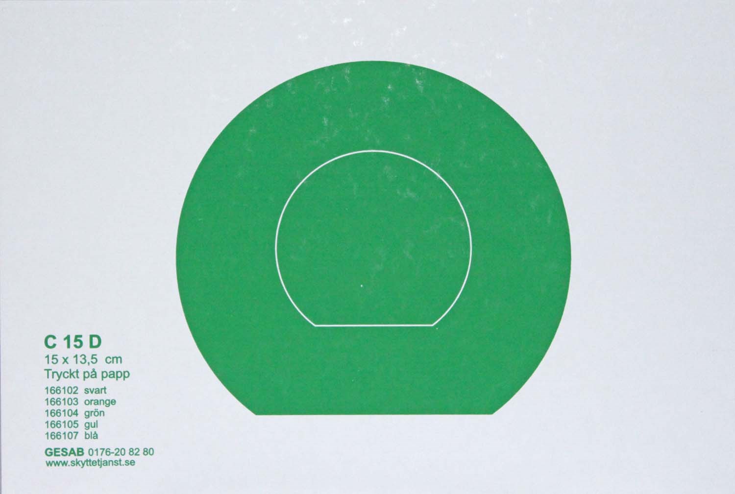 C15 D papp grön