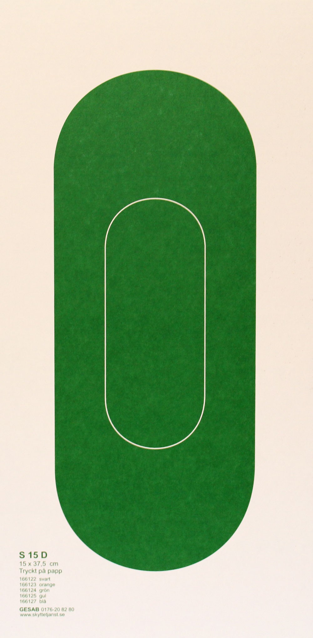 S15 D papp grön