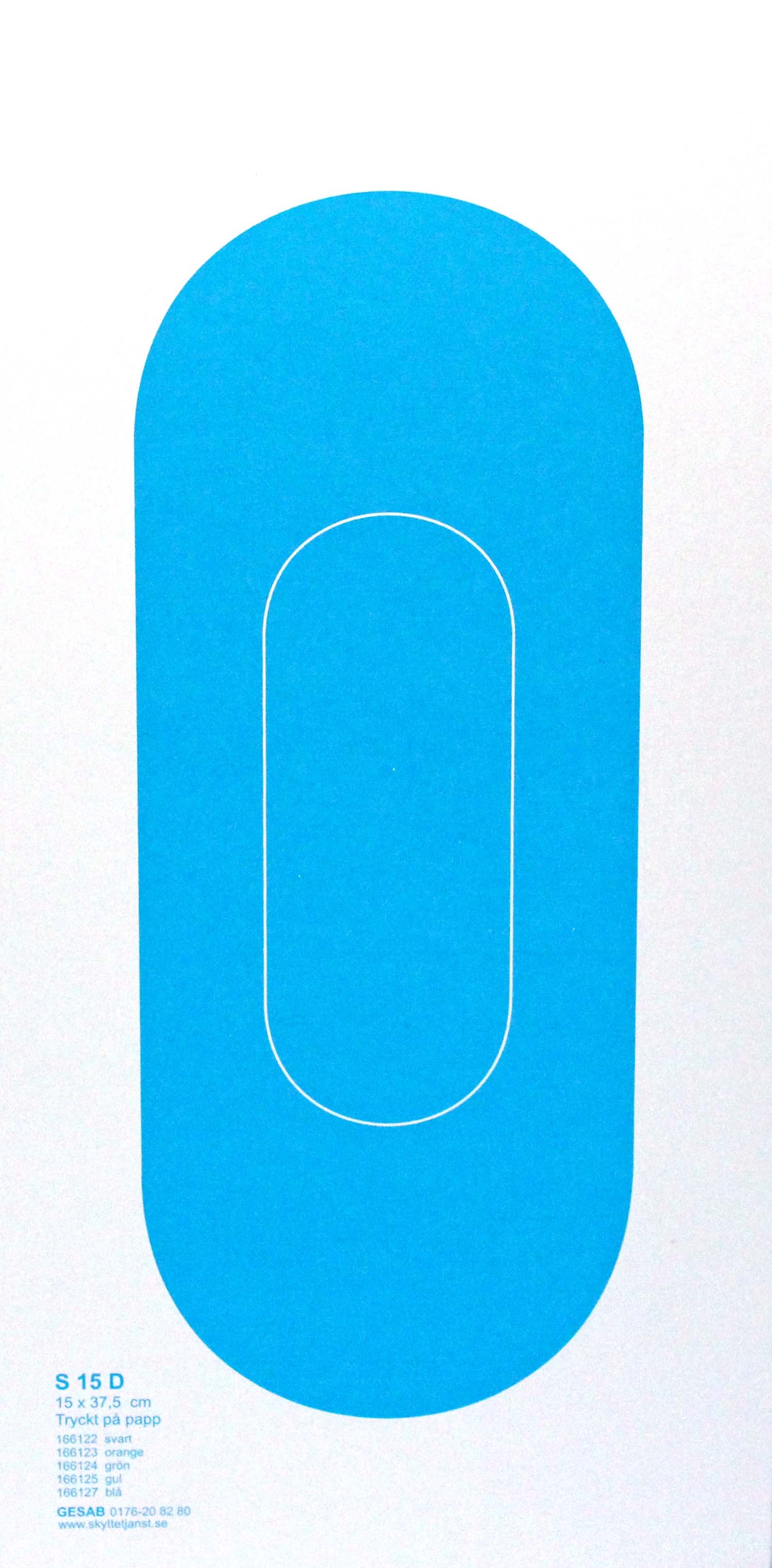 S15 D papp blå