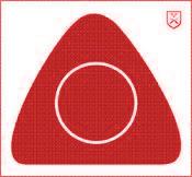 H-J B-Triangel 2 26cm röd, papp