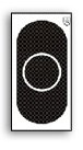 H-J B-Oval 1 29cm svart, papp