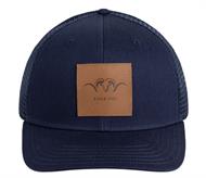 Blaser Leather Badge Cap Blå  One Size