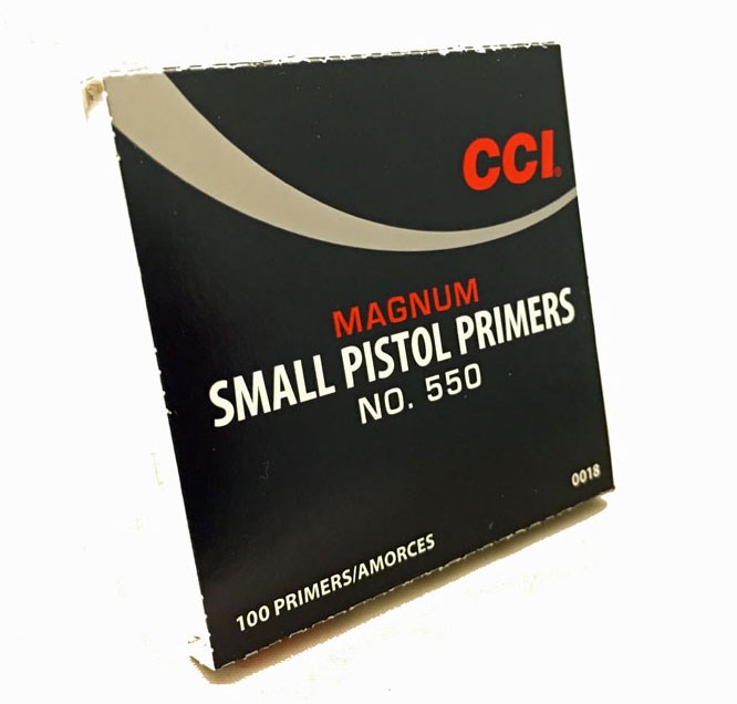 Tändhattar CCI magnum 550, Small Pistol