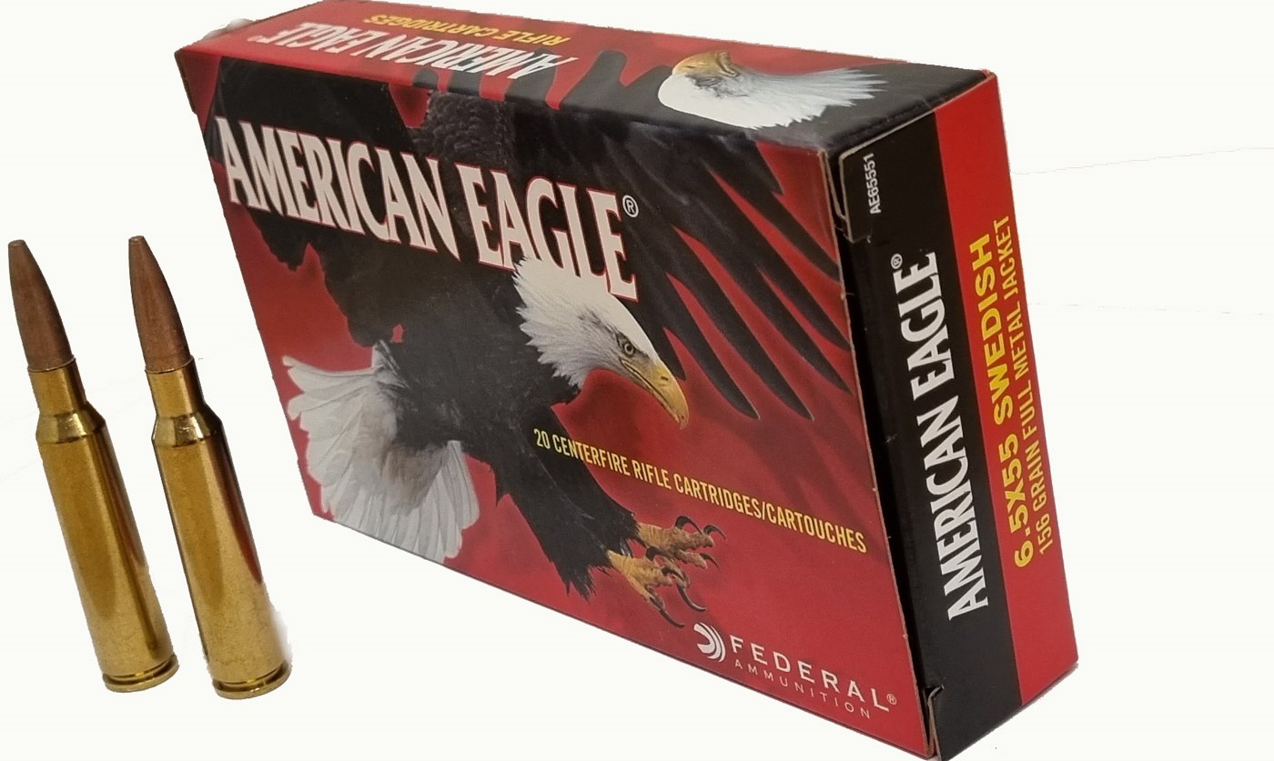 American Eagle 6,5x55 156 grs FMJ 20/fp