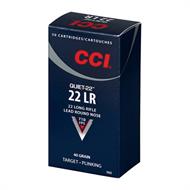 CCI .22 LR Quiet LRN 40 grs, 50ptr/ask