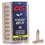 CCI Stinger .22 LR 32 grain, 50 ptr/ask