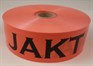 Snitselband orange, tryck Jakt, 30mmx100m