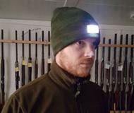 Mössa med belysning, camoflage